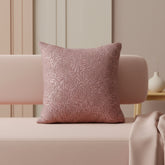 Pink Floral Design Cushion Cover