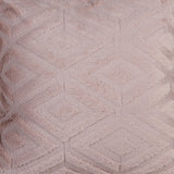 Pink Textured Diamond Cushion Cover