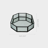 BigTextured Glass Décor Tray