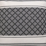 Black Diamond Tassel Cushion Cover