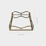 Gold Mirror Vanity Tray