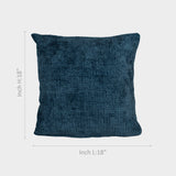 Teal Textured Cushion Cover