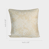 White & Beige Textured Cushion Cover