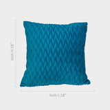 Textured Cushion Cover in Turquoise