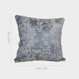 Gray Textured Cushion Cover