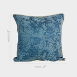 Blue Textured Cushion Cover