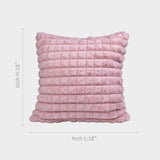 Cute Textured Pink Pillow cover