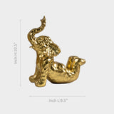 Golden Elephant Stretch Pose Artifact