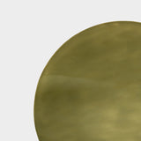 Round MS Side Table with Metal Base