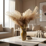 Artificial Beige Pampas Grass flower
