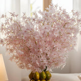 Artificial Forsythia Pink Flowers.