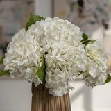 Artificial White Hydrangeas Flowers..