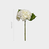Artificial White Hydrangeas Flowers.