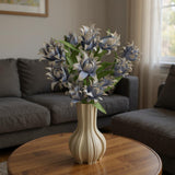 Blue-White Guzmania Foam Flowers