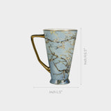 Blue Blossom Porcelain Mug.