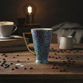 Blue Mosaic Porcelain Mug
