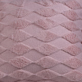 Cute Diamond Pattern Pink Cushion Cover.