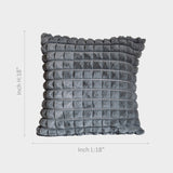 Cute Textured Gray Cushion Cover