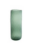 Glass Vase with Textured Finish