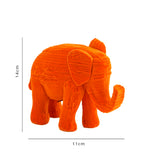 Orange Elephant Sculpture