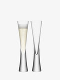 LSA International | Moya Champagne Flutes | 170 ml | Crystal | Clear | Set of 2