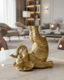 Golden Upside-Down Elephant Artifact