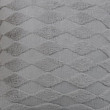 Gray Diamond Pattern Cushion Cover.