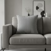 Gray Pleated Soft Cushion Cover
