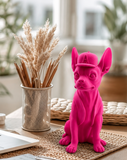 Hot Pink French Bulldog Figurine