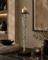 Human Figure Metal Candle Stand