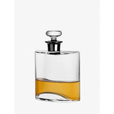 LSA International | Flask Decanter with Platinum Neck | 800ml | Clear | 1Pc.