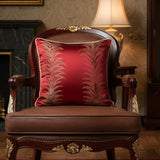 Luxury Red & Gold Decorative Cushion Cover
