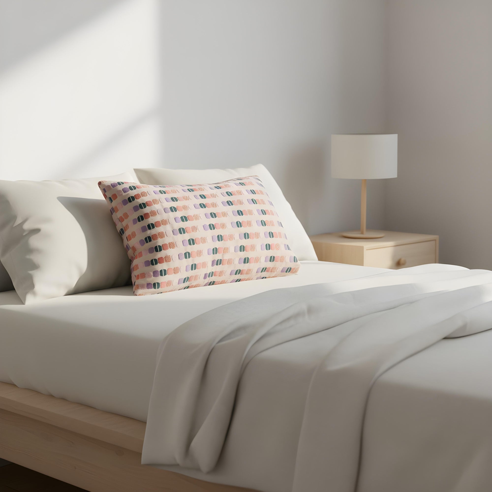 Modern Geometric Print Cushion Cover