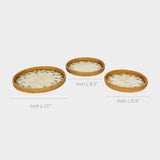 Mother of Pearl Round Tray