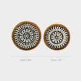 Mother of Pearl Round Trays.