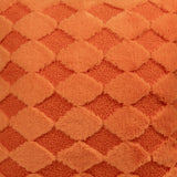 Orange Diamond Pattern Cushion Cover.
