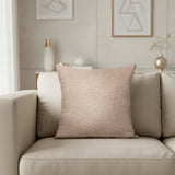 Peach Floral Design Cushion Cover