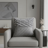 Pineapple Grid Turtle Pattern 3D Soft Plush Cushion Cover