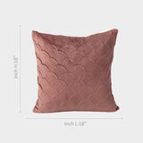 Pink Textured Cushion Cover.