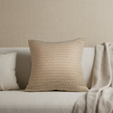 Premium Peach Textured Cushion Cover