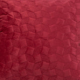 Premium Red Textured Cushion Cover.