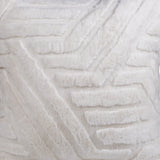 Premium White Textured Cushion Cover.