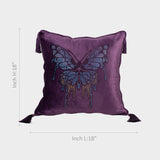 Purple Butterfly Cushion cover