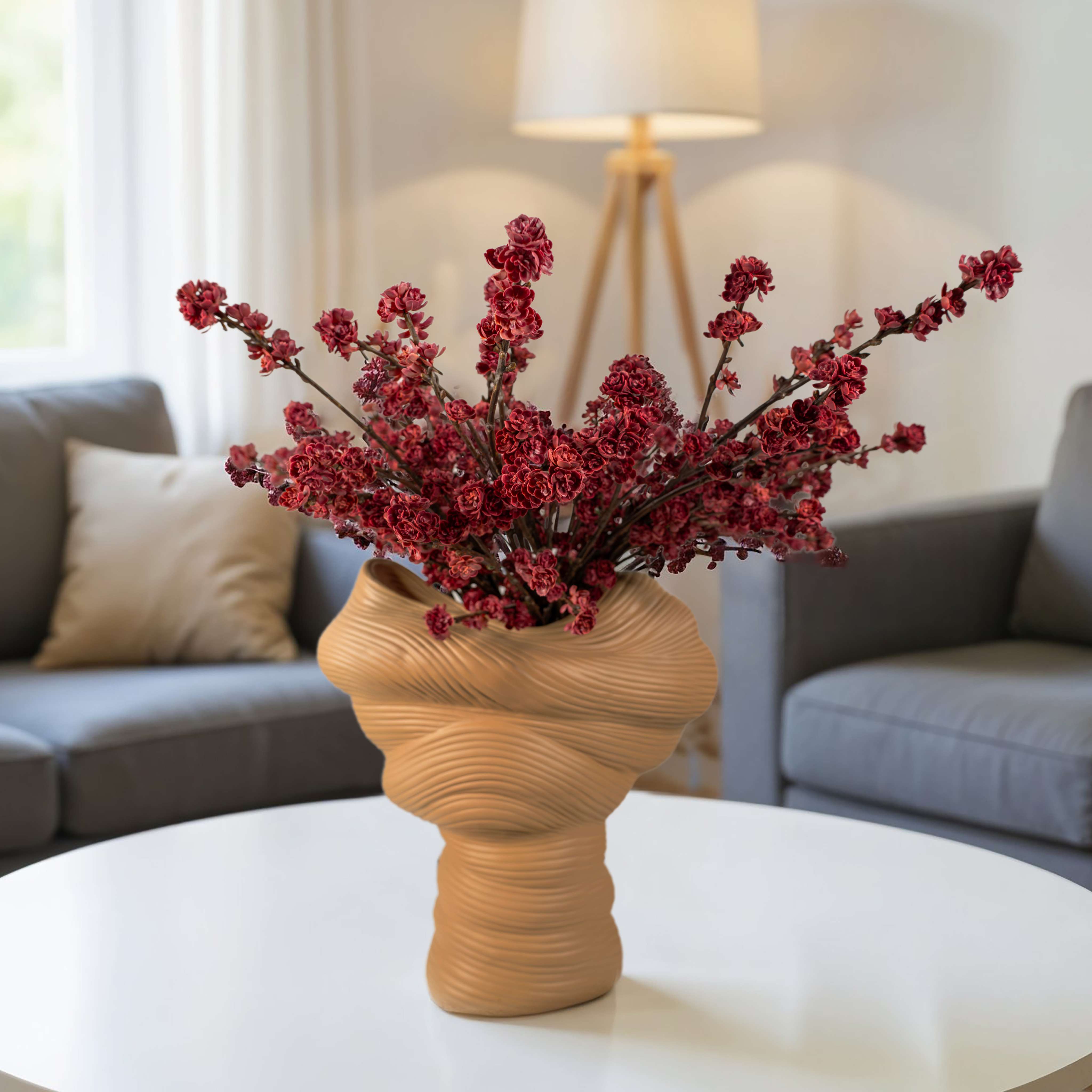 Red Cherry Blossom Flowers