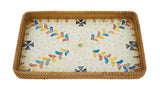 Floral Charm Mother of Pearl Tray