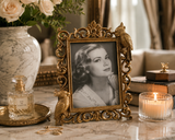 Ornate Gold Bird Photo Frame