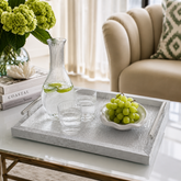 Silver Luxe Small Square Tray