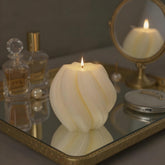 Swirl Soy wax Candle for home decor