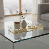 Terrazzo Oval Resin Tray
