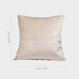 White Textured Cushion Cover.
